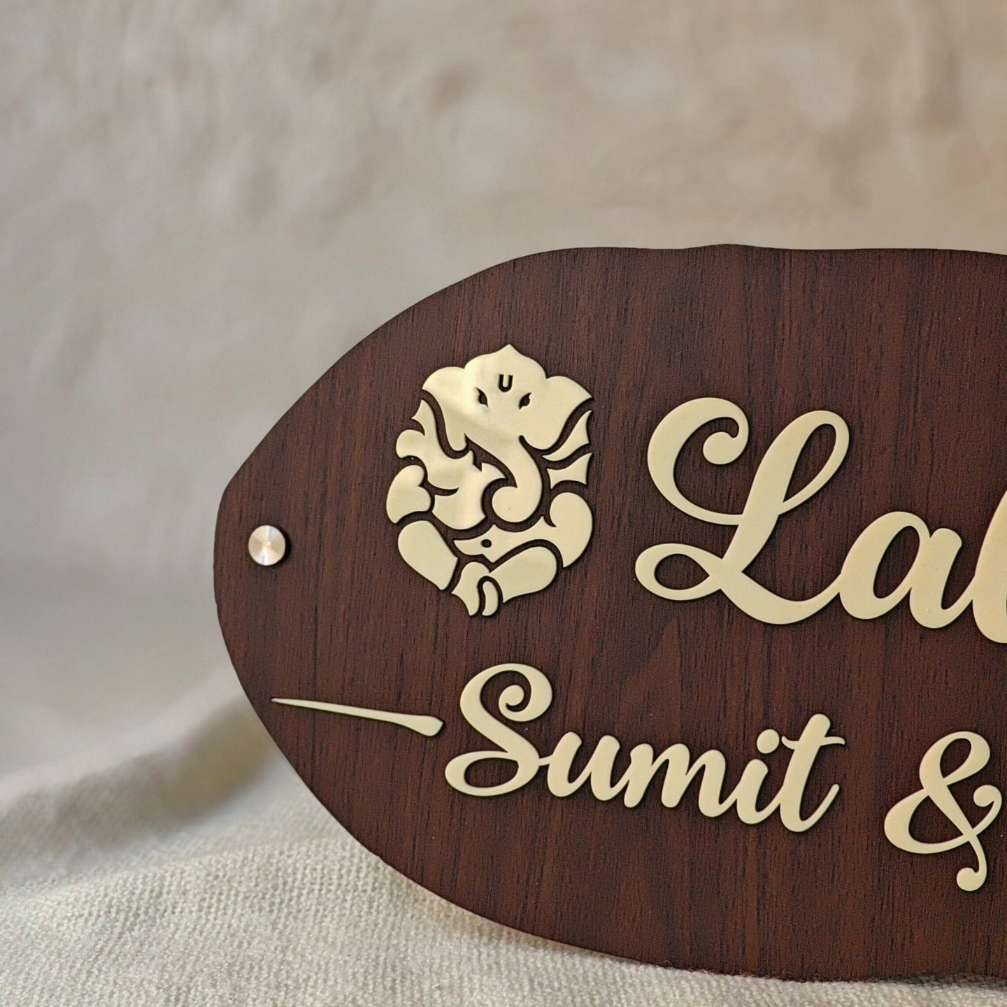 Customized Arcylic Home Welcome Name Plate For Home For House