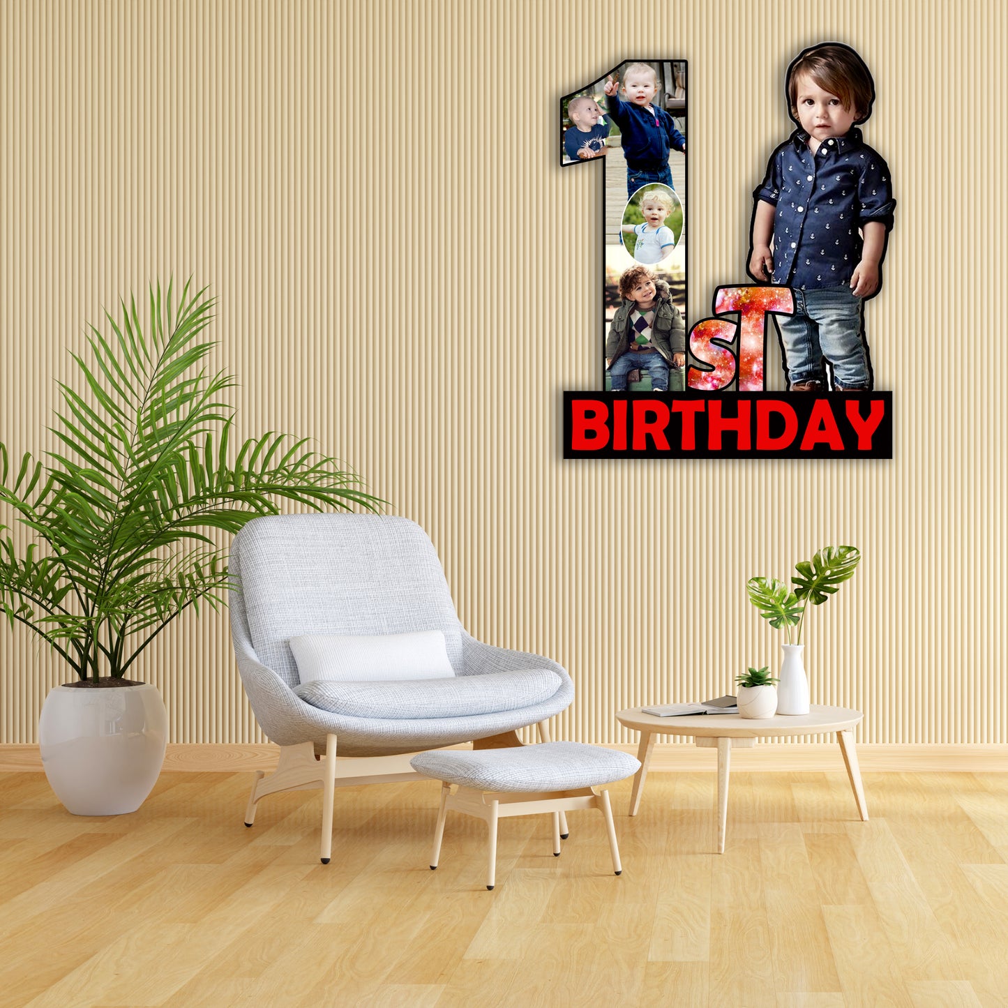 Customsied Baby Photo Frame for Birthday My First Year