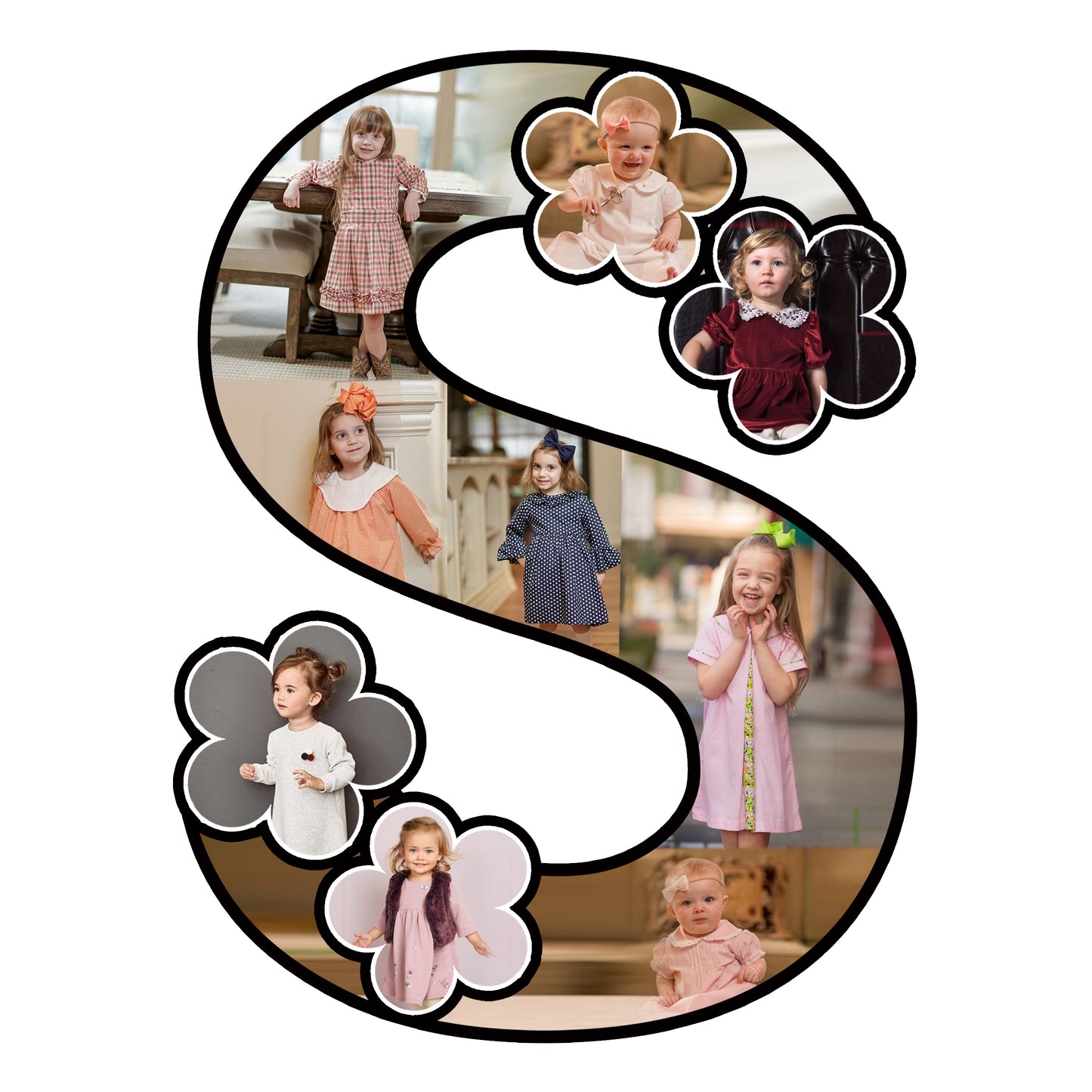 Customised Alphabet Photo Frame ( S Letter )