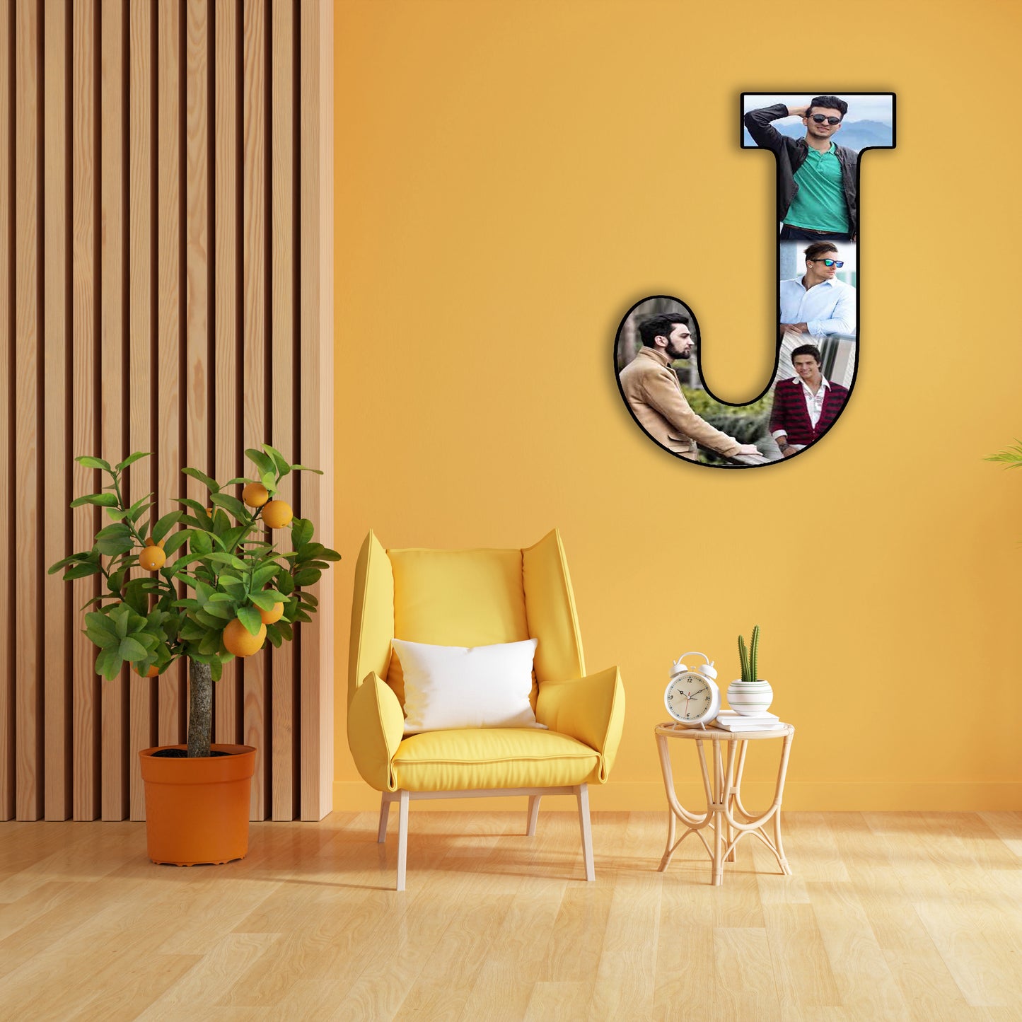 Customised Alphabet Photo Frame ( J Letter )