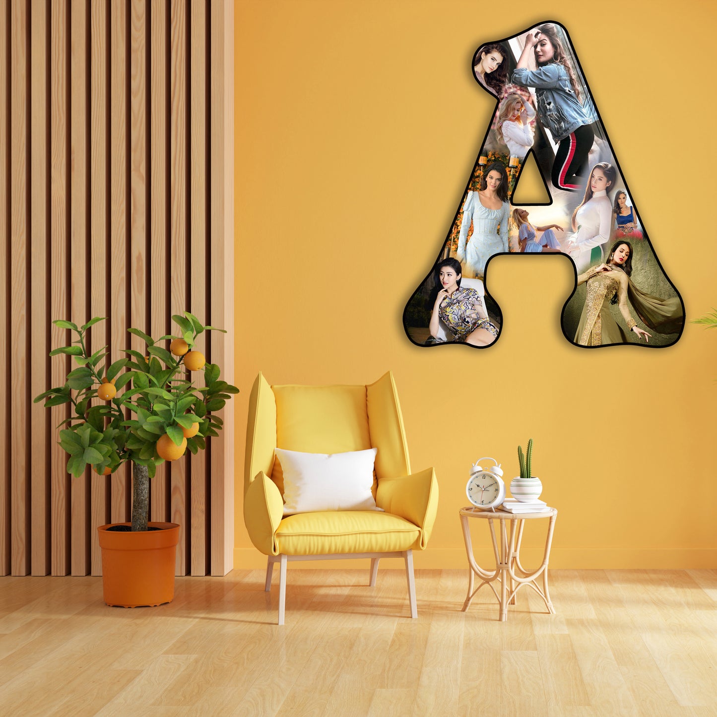 Customised Alphabet Photo Frame ( A Letter )