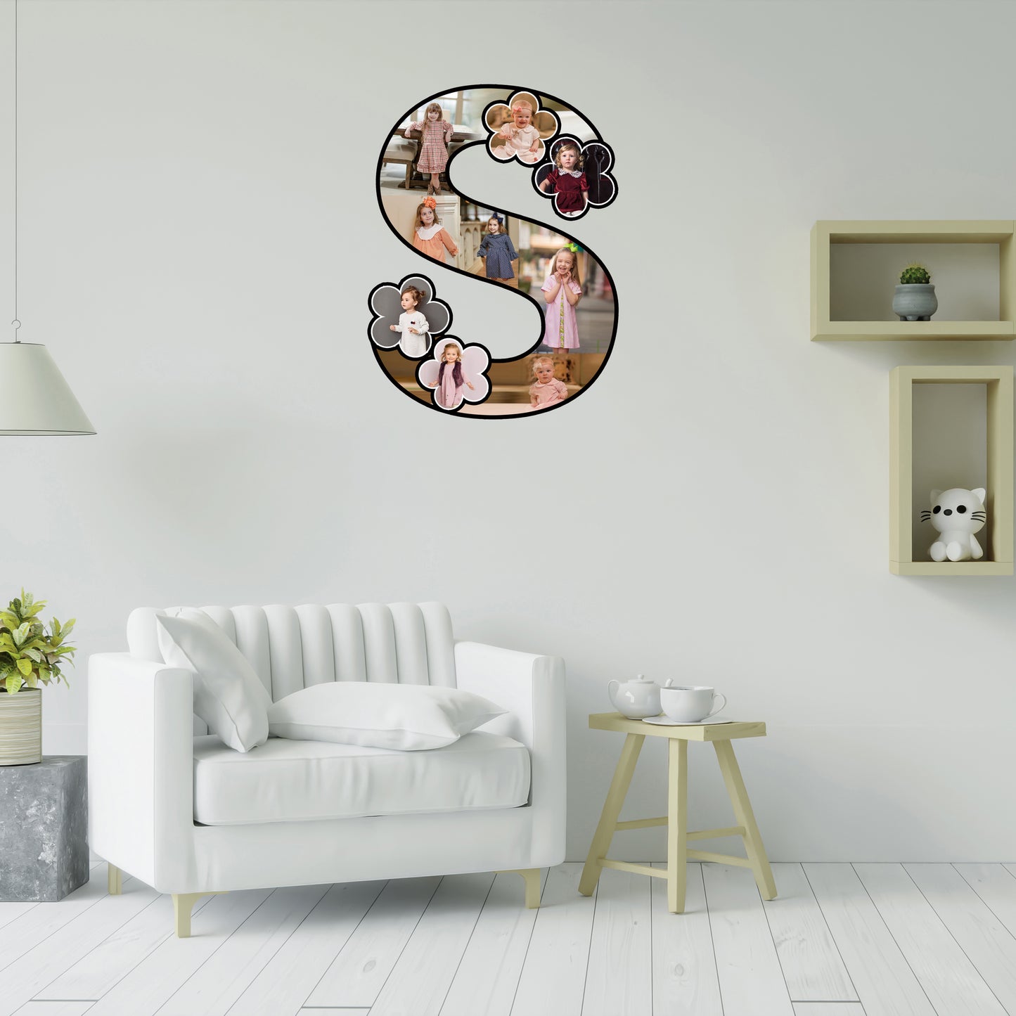 Customised Alphabet Photo Frame ( S Letter )