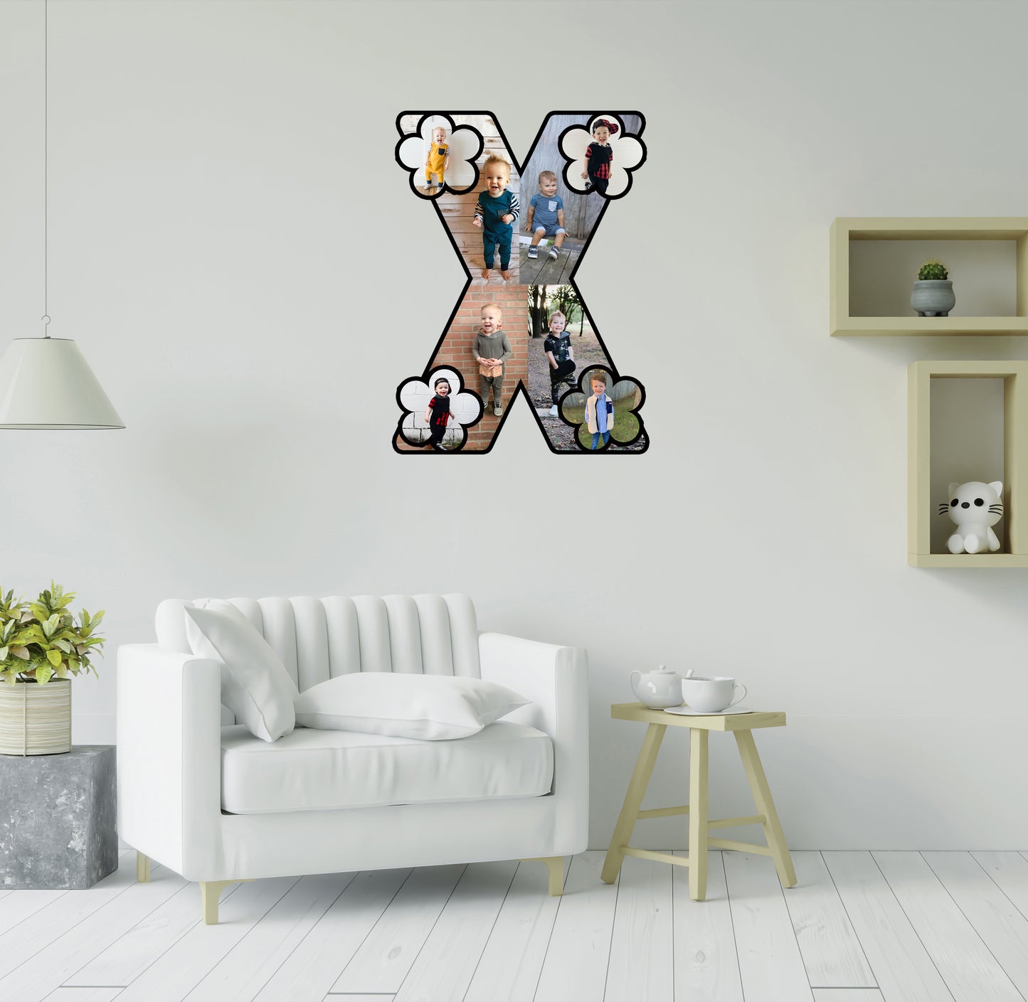 Customised Alphabet Photo Frame ( X Letter )