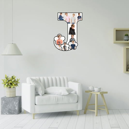 Customised Alphabet Photo Frame ( J Letter )