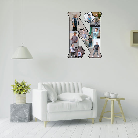 Customised Alphabet Photo Frame ( N Letter )