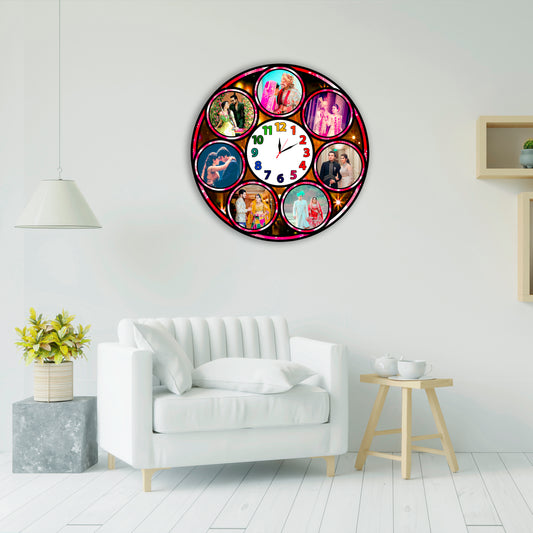 Personalized Photo Clock Gift for Wedding