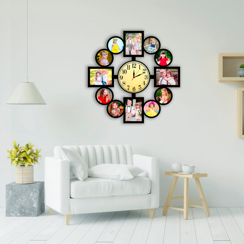 Customized Photo Clock for Family Birthday and Other Functions