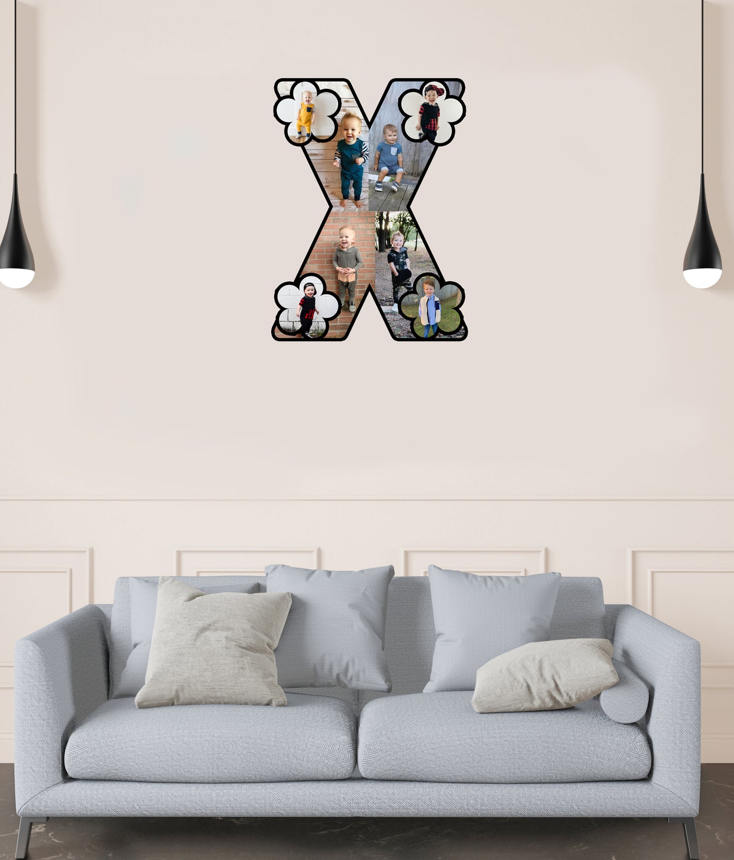 Customised Alphabet Photo Frame ( X Letter )