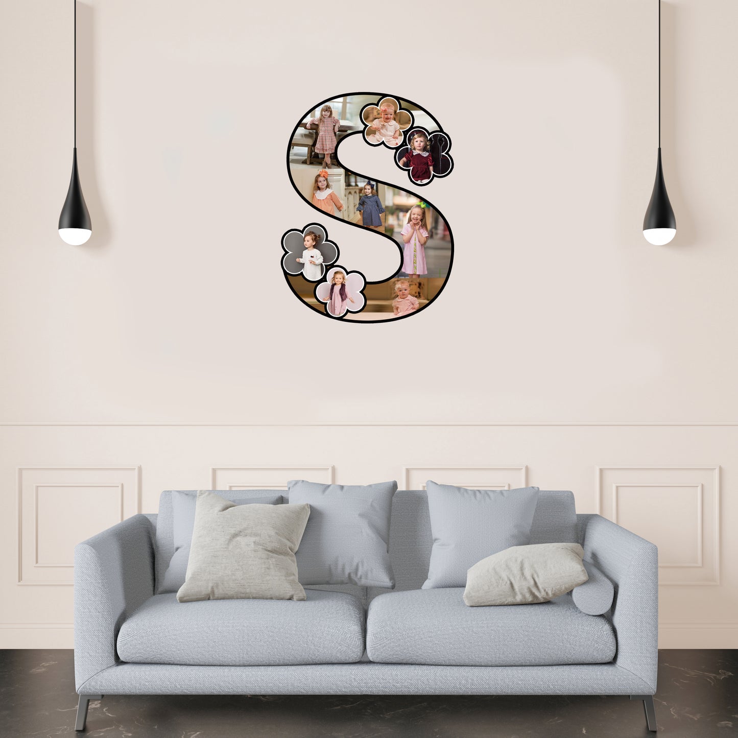 Customised Alphabet Photo Frame ( S Letter )