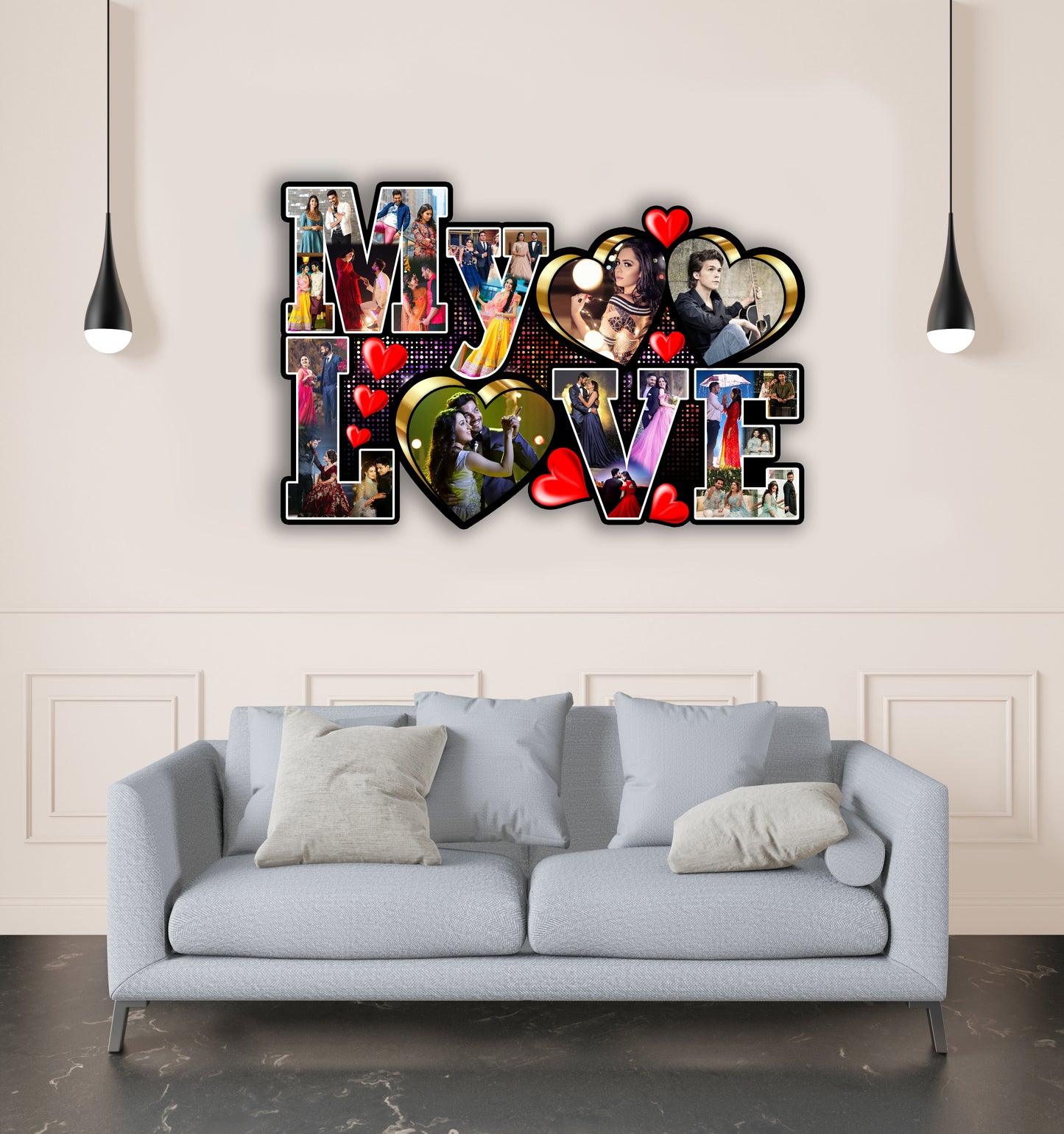 Personalised Couple Photo Frame Lovely Couple| Wedding Anniversary Gift for Partner