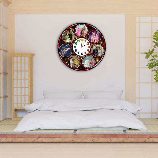 Personalized Photo Clock Gift for Wedding