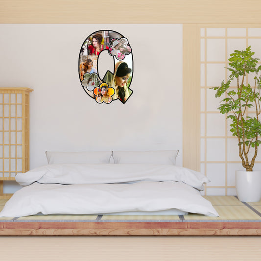 Customised Alphabet Photo Frame ( Q Letter )
