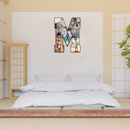 Customised Alphabet Photo Frame ( M Letter )