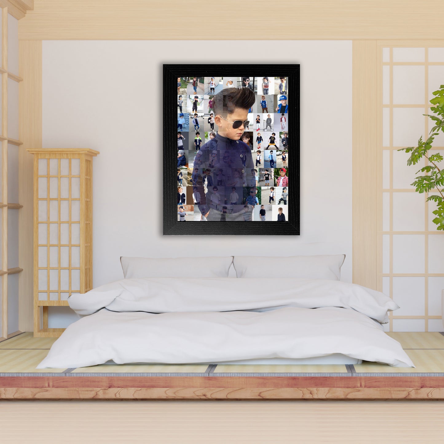 Personalized 50 photos Mosaic Photo Frame in 1 Main photo