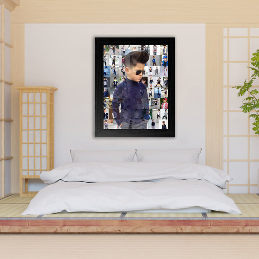Personalized 50 photos Mosaic Photo Frame in 1 Main photo