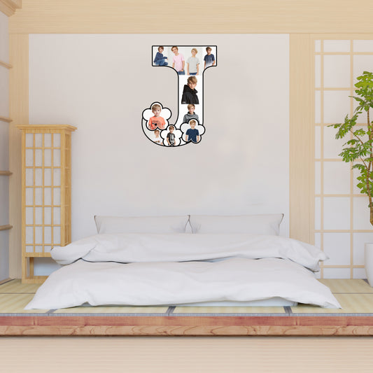 Customised Alphabet Photo Frame ( J Letter )