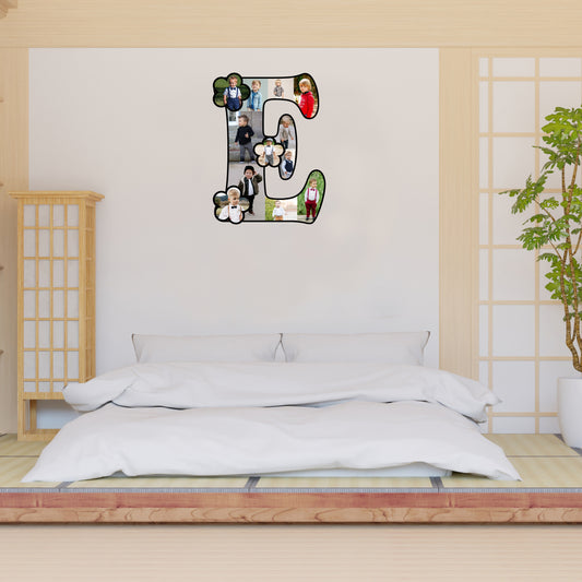 Customised Alphabet Photo Frame ( E Letter )