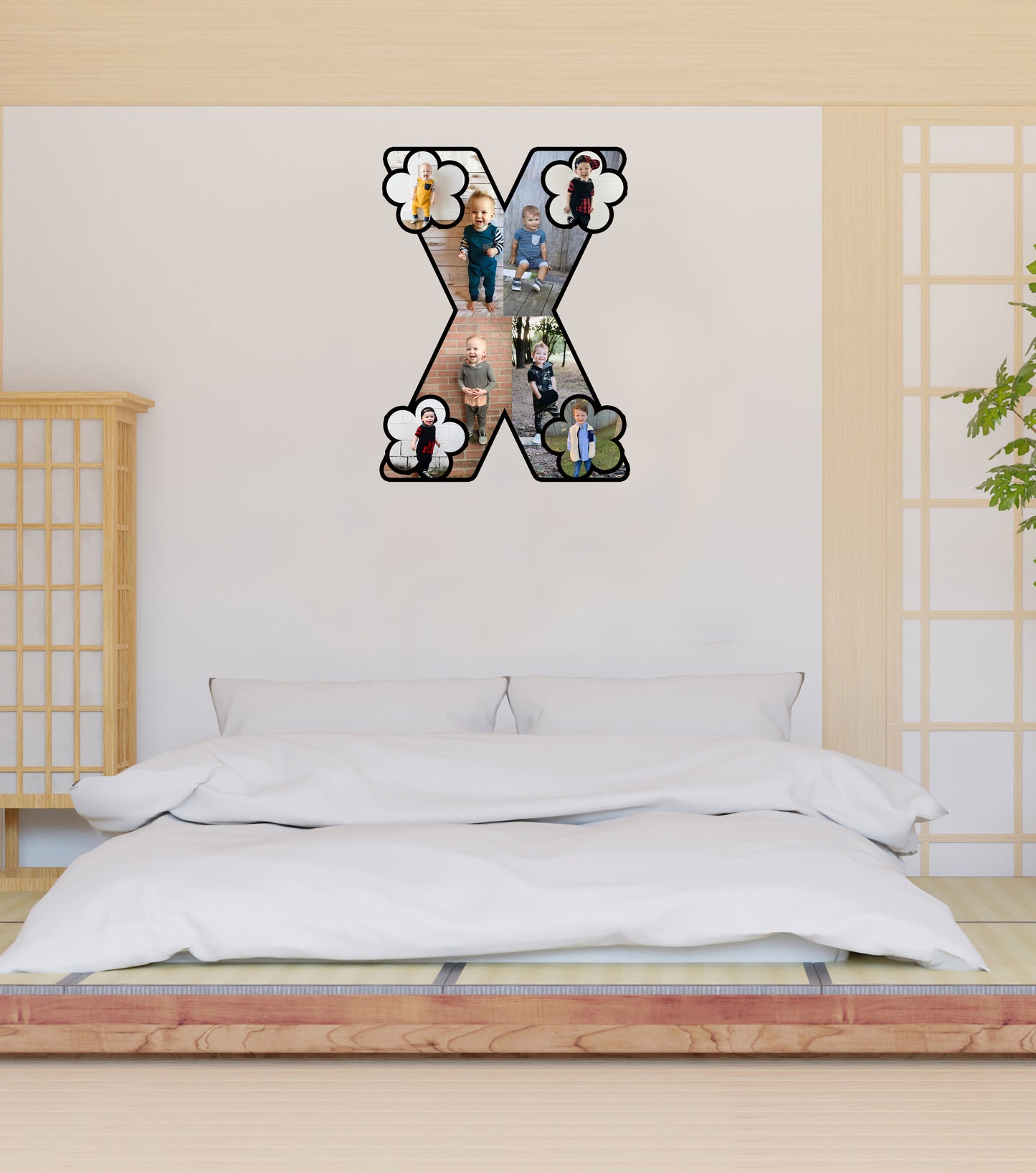 Customised Alphabet Photo Frame ( X Letter )