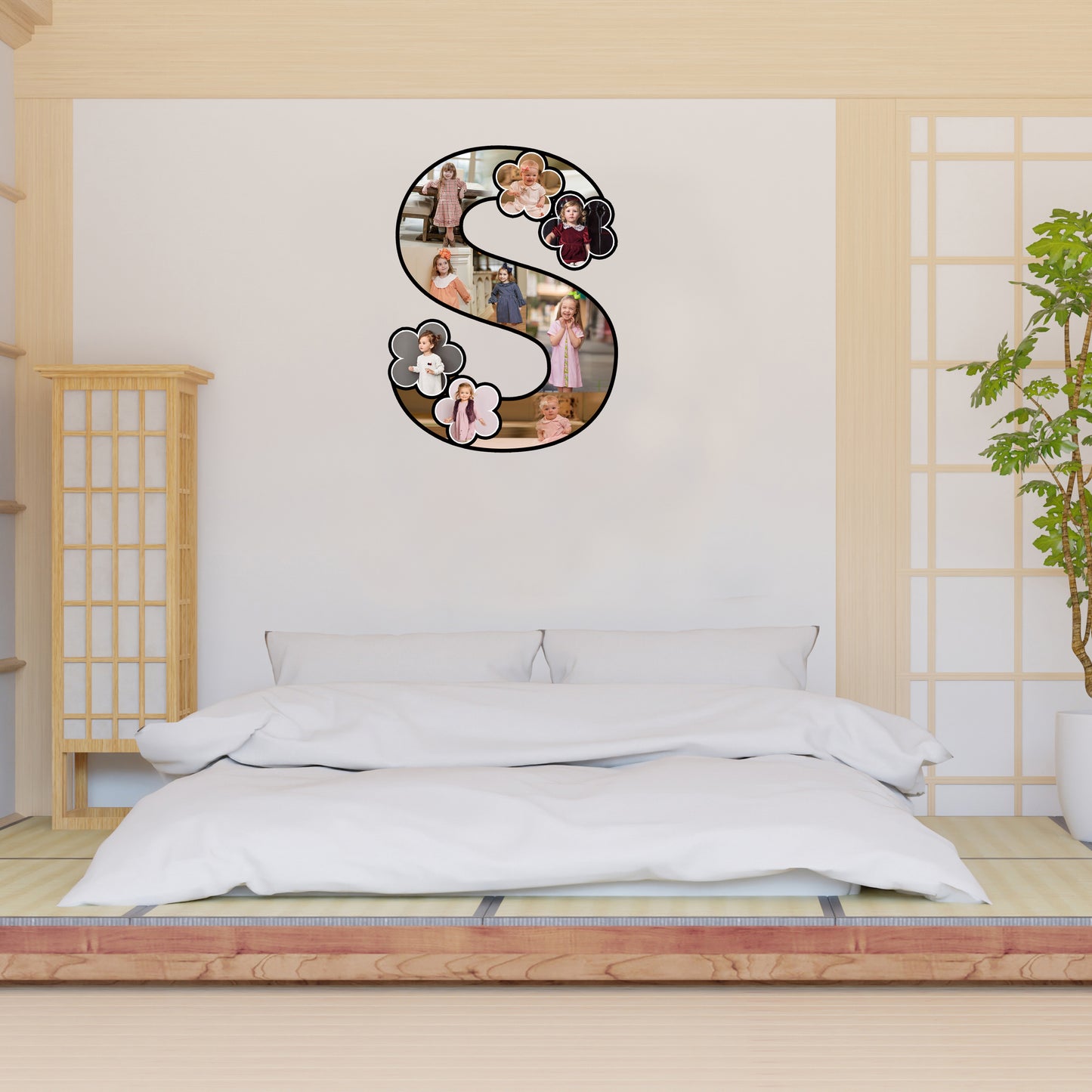 Customised Alphabet Photo Frame ( S Letter )