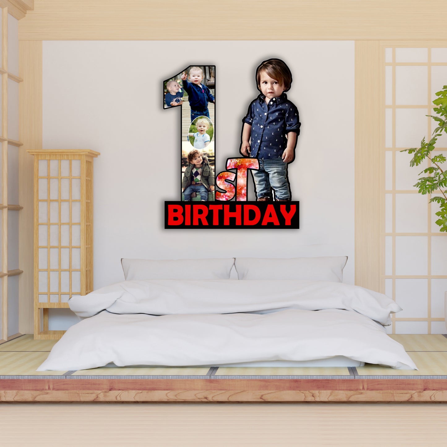 Customsied Baby Photo Frame for Birthday My First Year