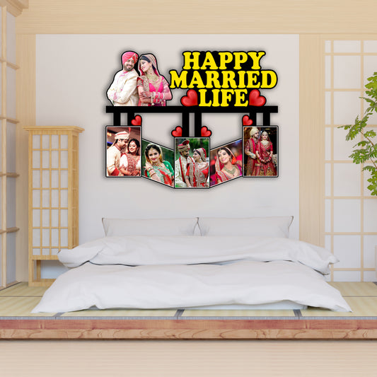 Customized Couple Name Photo Frame Home Decorations
