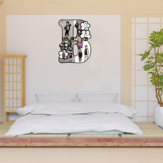 Customised Alphabet Photo Frame ( B Letter )