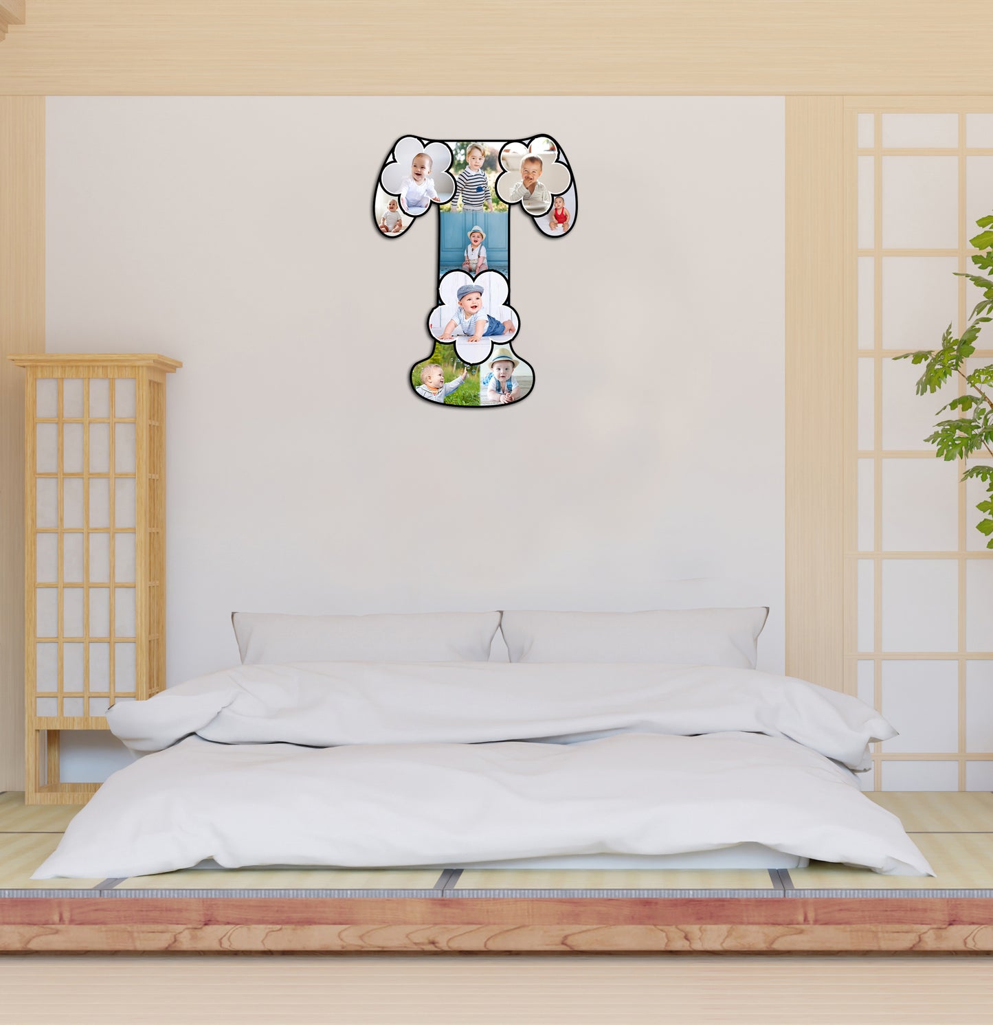 Customised Alphabet Photo Frame ( T Letter )