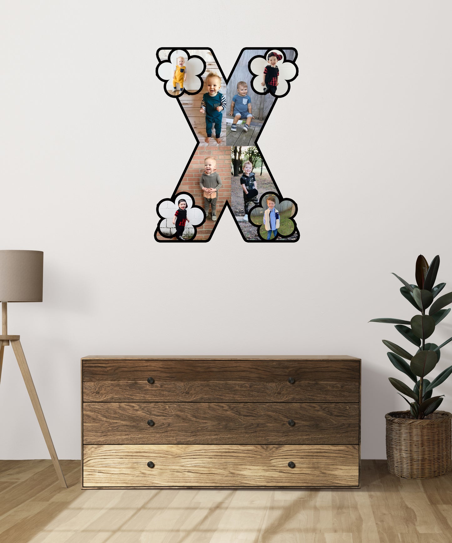 Customised Alphabet Photo Frame ( X Letter )