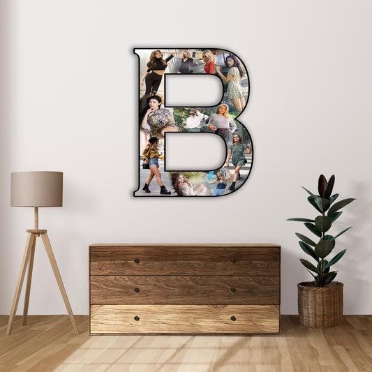 Customised Alphabet Photo Frame ( B Letter )