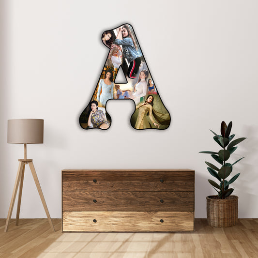 Customised Alphabet Photo Frame ( A Letter )