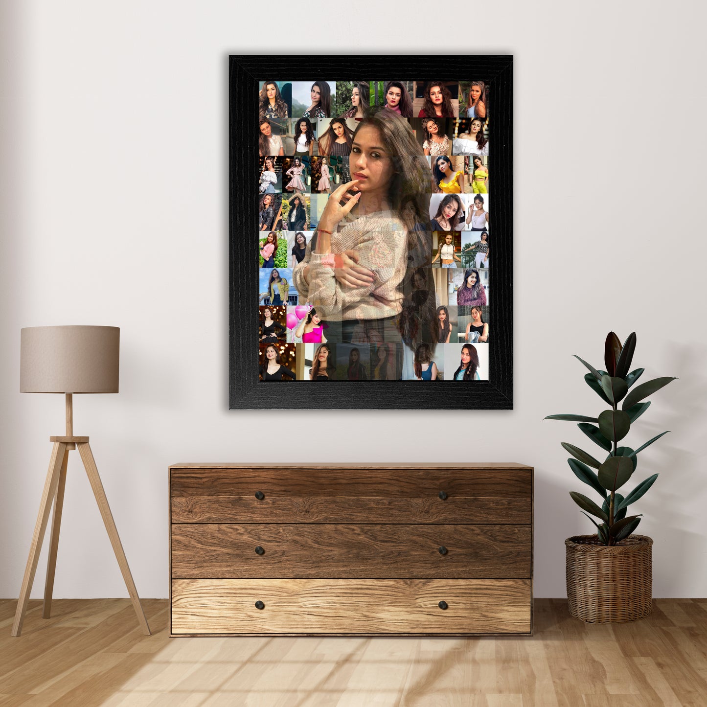 Personalised Mosaic Photo Frame  For Birthday