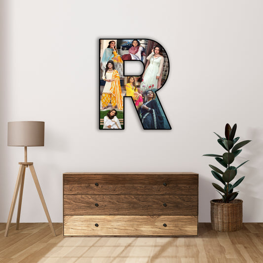 Customised Alphabet Photo Frame ( R Letter )