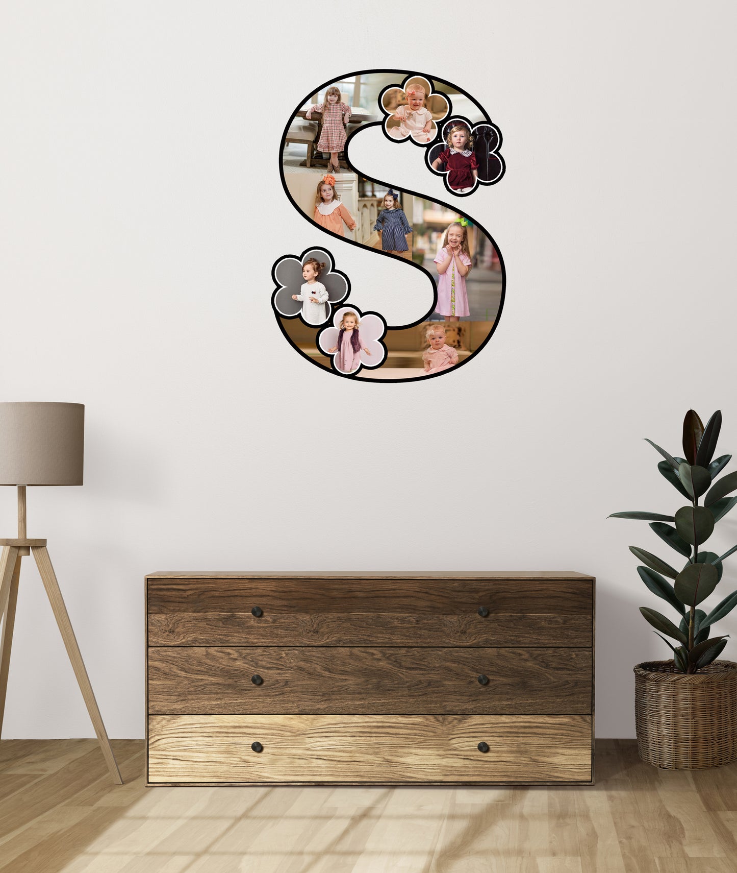 Customised Alphabet Photo Frame ( S Letter )