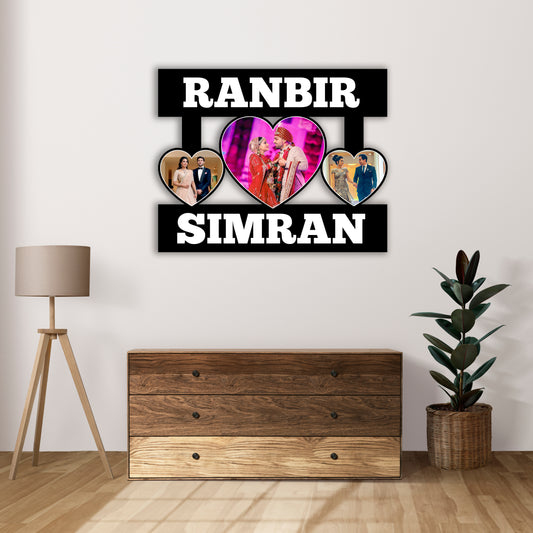 Customised Couple Photo Frame For Gifting