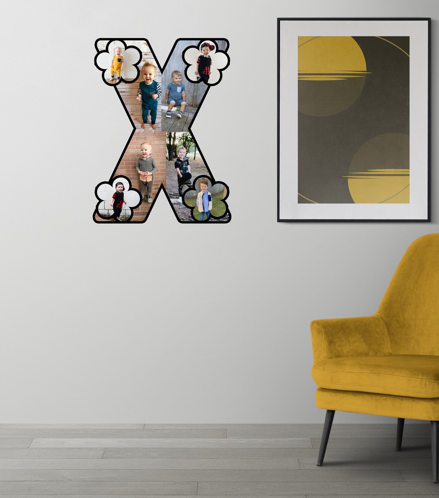 Customised Alphabet Photo Frame ( X Letter )