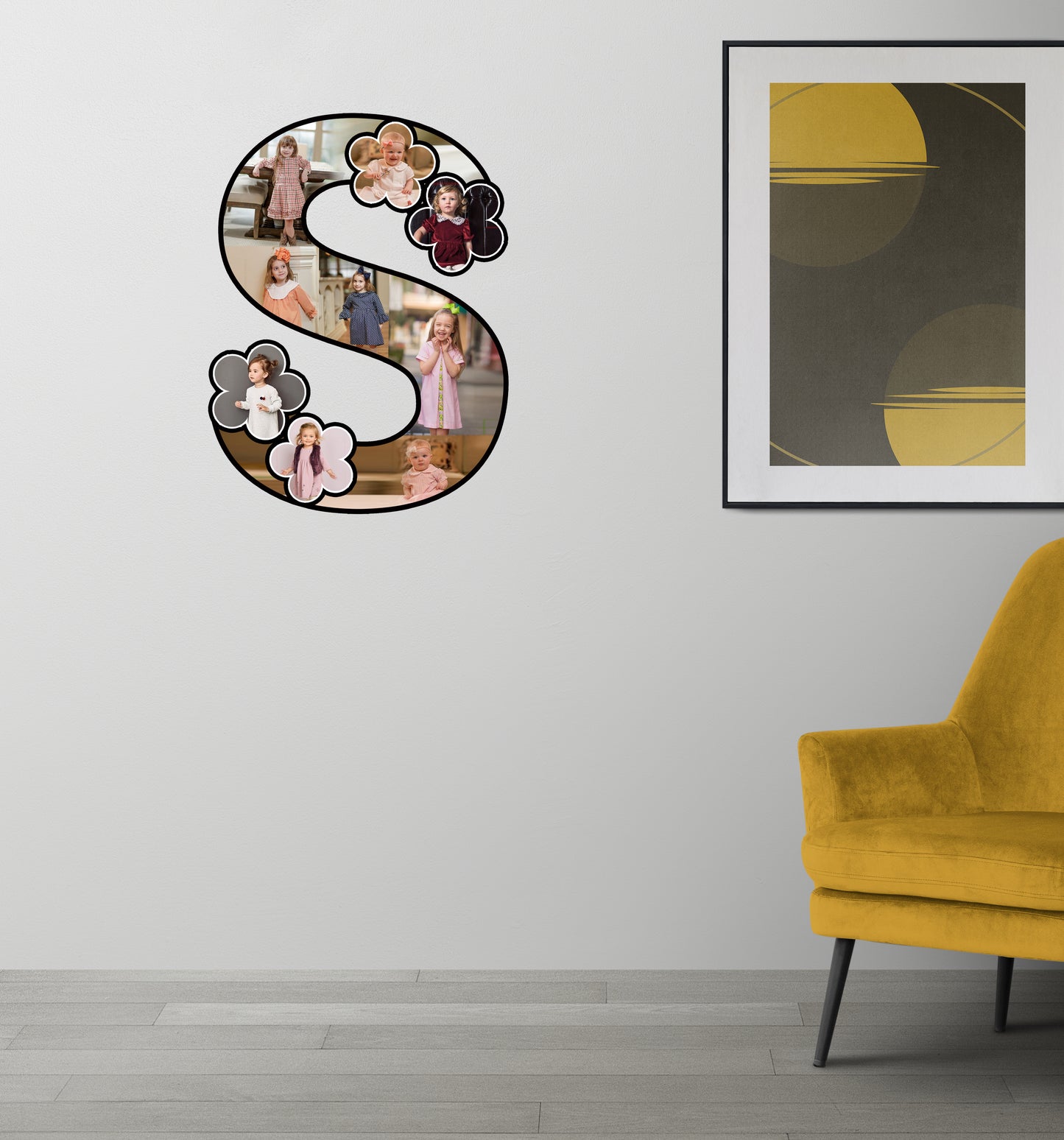 Customised Alphabet Photo Frame ( S Letter )