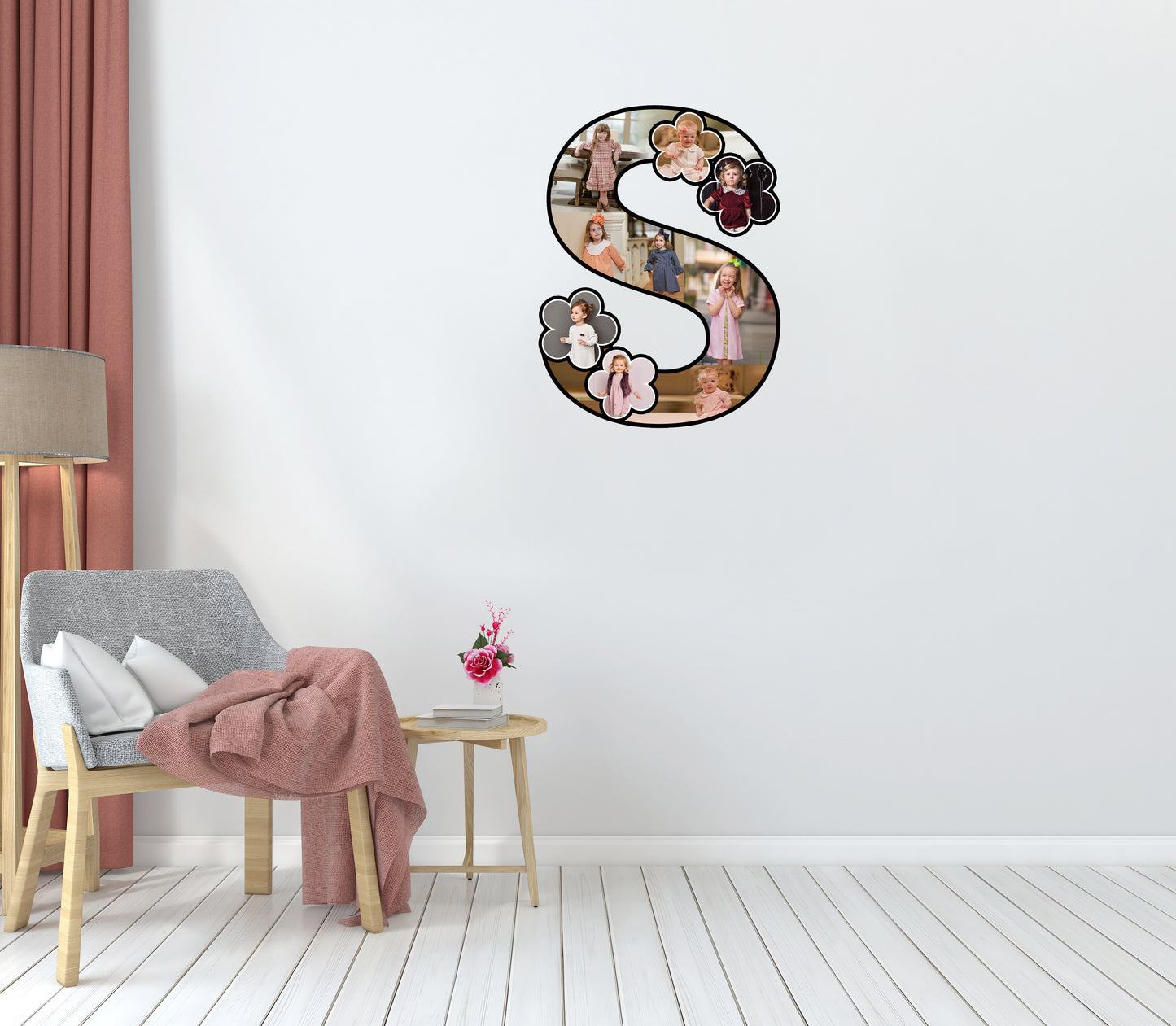 Customised Alphabet Photo Frame ( S Letter )