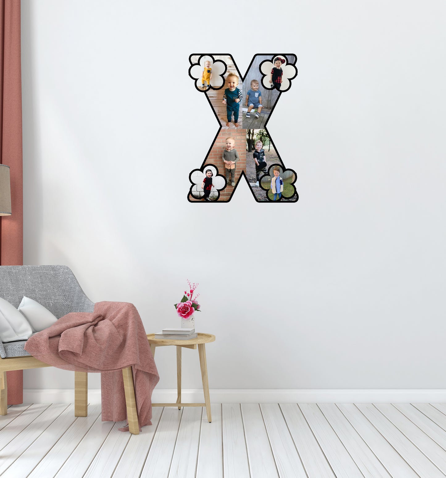 Customised Alphabet Photo Frame ( X Letter )