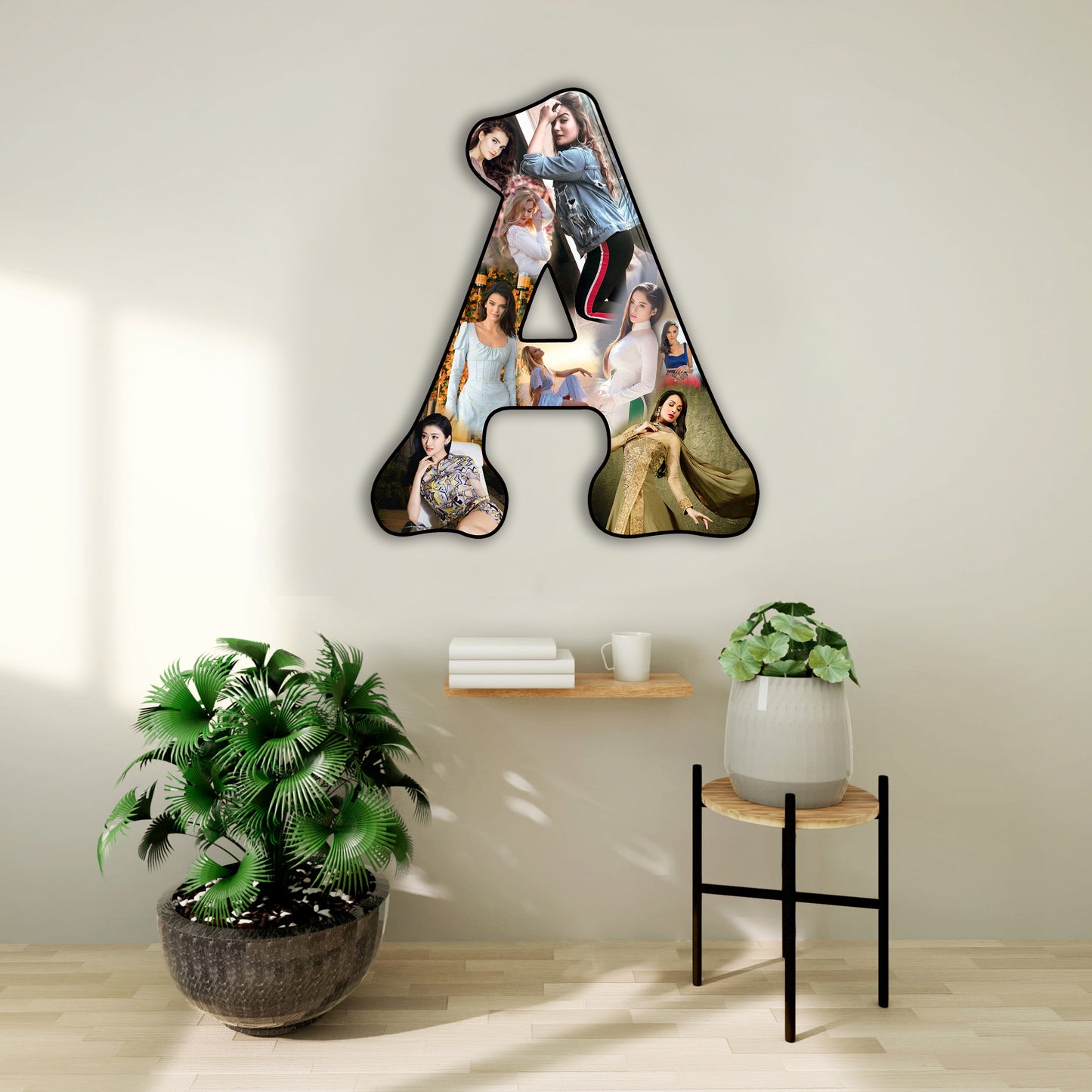 Customised Alphabet Photo Frame ( A Letter )