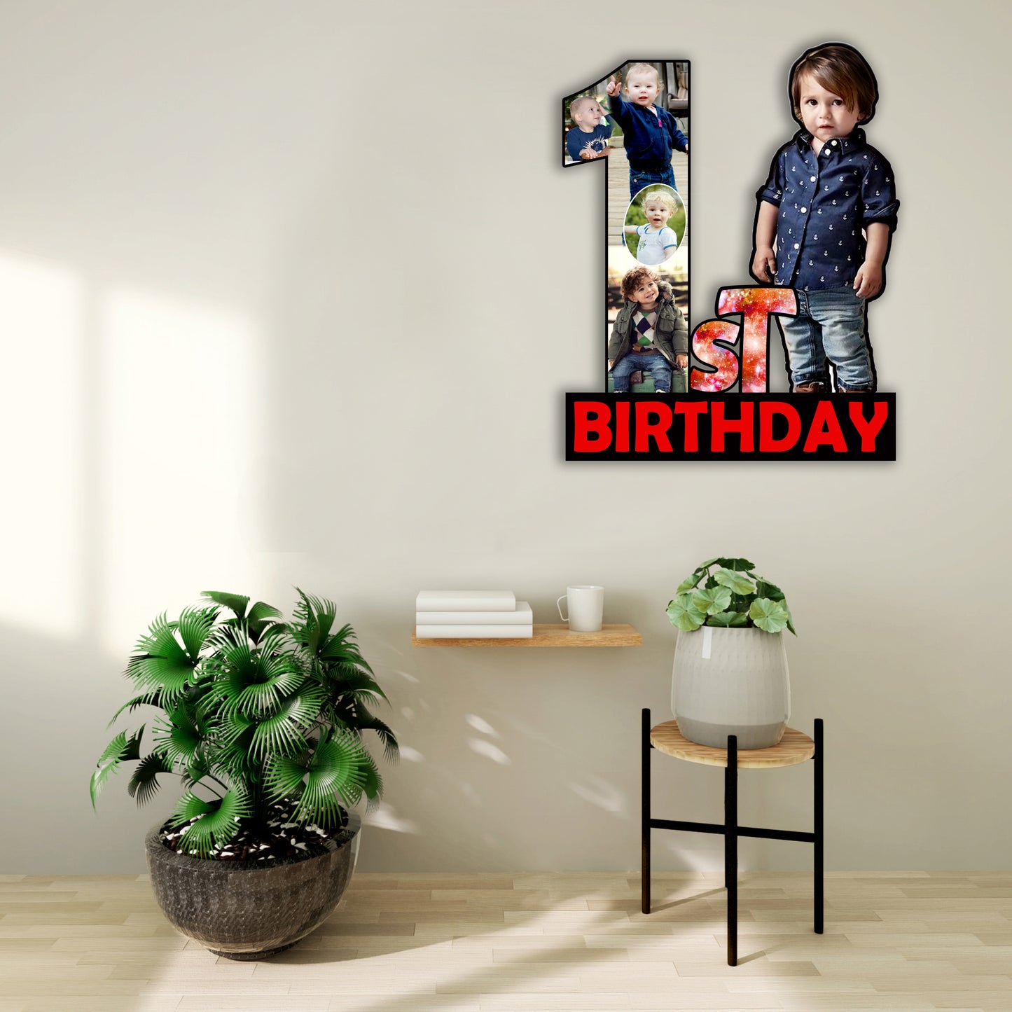 Customsied Baby Photo Frame for Birthday My First Year