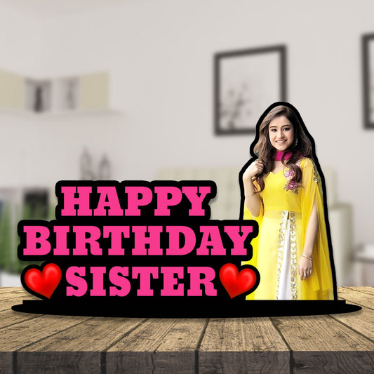 Personalised Photo Frame for Birthday Specially Designed Gift for Sister’s Birthday
