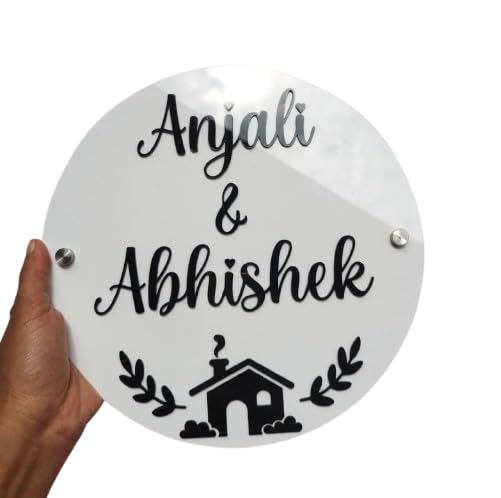Arcylic Customized Name Plate For House