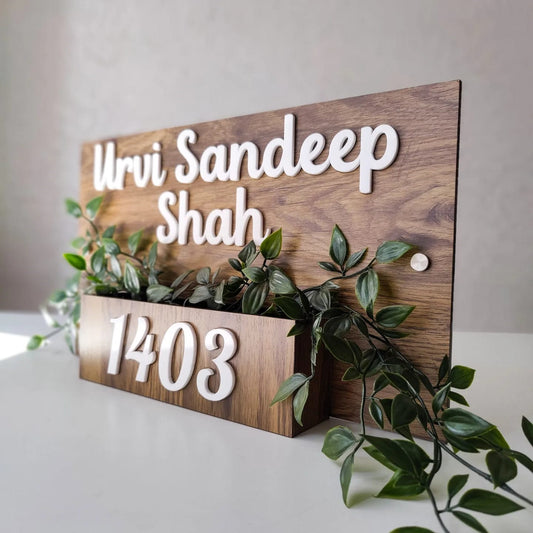 Classic Personalised Acrylic Name Plate For Advocate