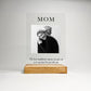Acrylic Personalised Photo with Pinewood Stand | Gift for Couple