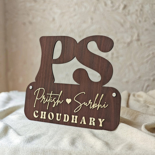 Arcylic Personalized Name Plate For Home For House