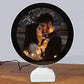 Customised Magic Mirror Photo Frame With Light Photos
