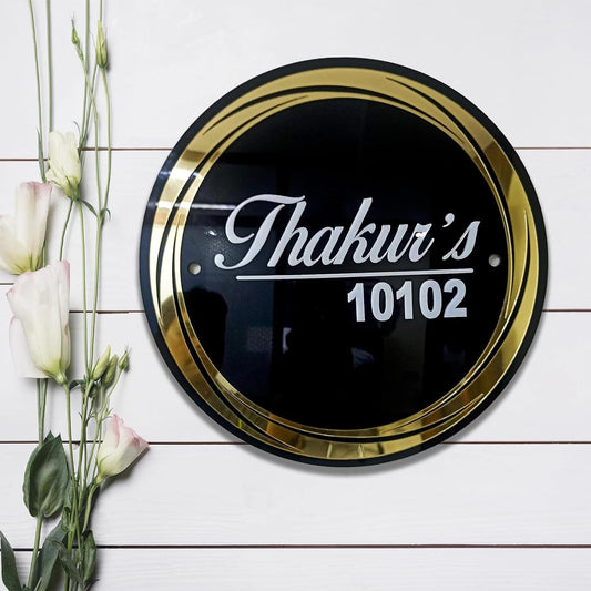 Arcylic Personalized Name Plate For Home For House