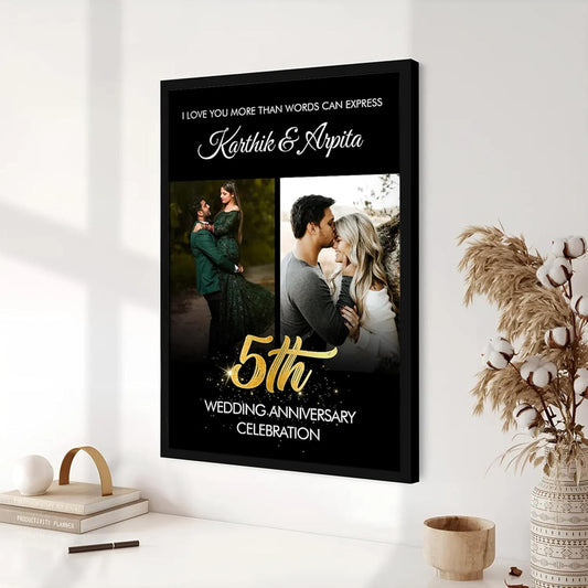 Personalized Photo Frame Ideal Birthday Anniversary, Wedding Gift