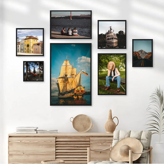 Customized Collage Set Photo Frame For Family