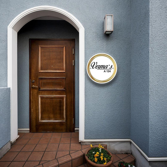 Arcylic Customized  Name Plate For Home,Bungalow,Office